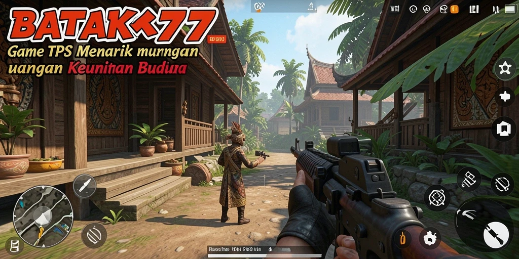 Tampilan gameplay menarik dari BATIK77 dengan nuansa budaya.