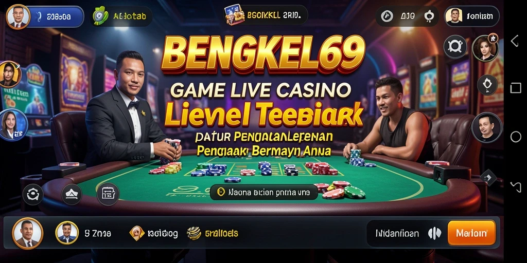 Tangkapan layar gameplay BENGKEL69 menampilkan pengalaman kasino yang autentik.