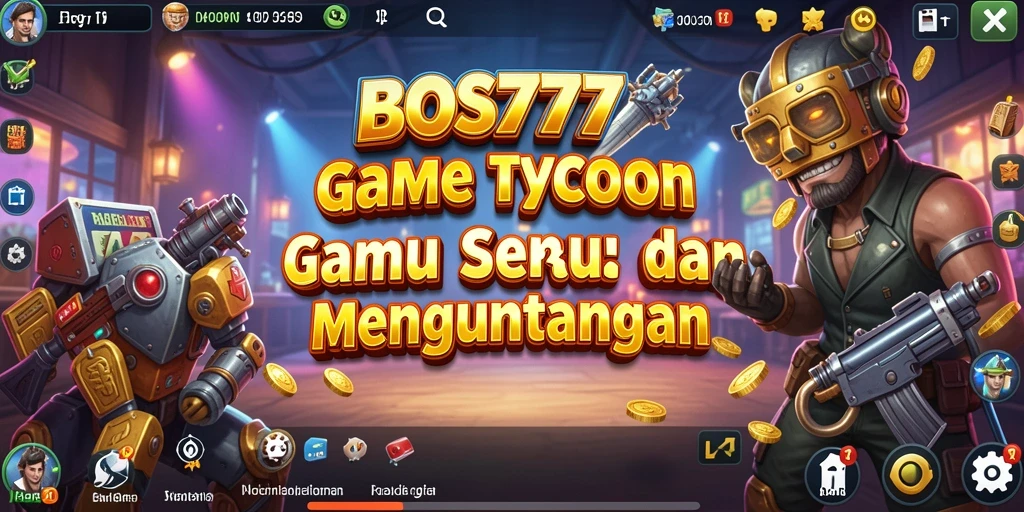 Tampilan gameplay menarik dalam BOS777 dengan simulasi bisnis yang seru.