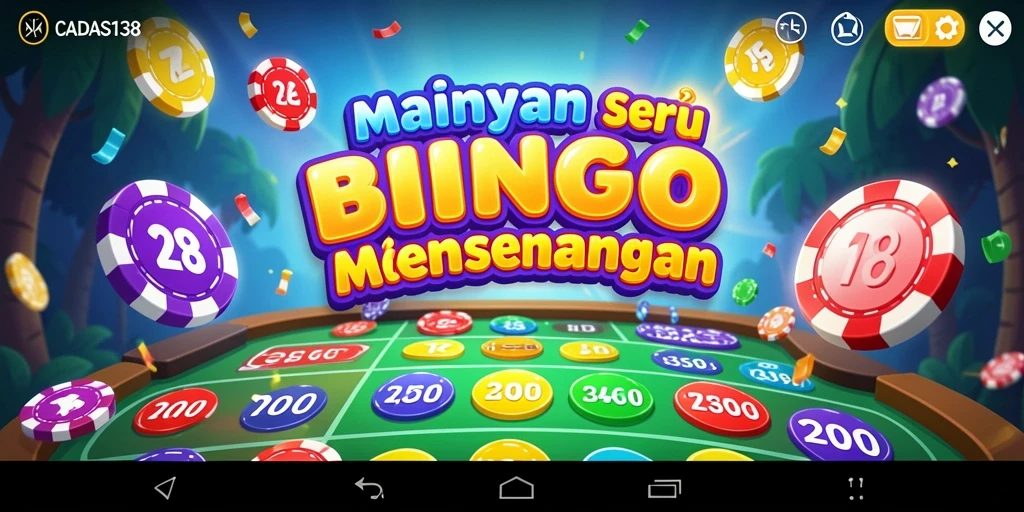 Screenshot utama CADAS138 menampilkan keseruan permainan Bingo