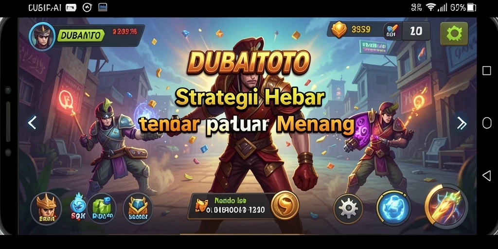 Screenshot DUBAITOTO menampilkan pertempuran strategi yang menegangkan.