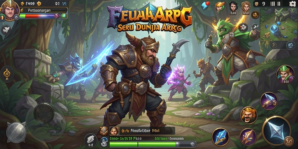 Screenshot gameplay FA99 menampilkan pertarungan seru dengan grafis menawan.