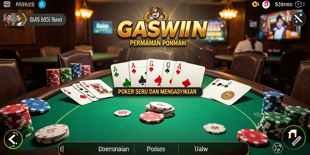 Tampilan gameplay menarik dan interaksi pemain di GASWIN.