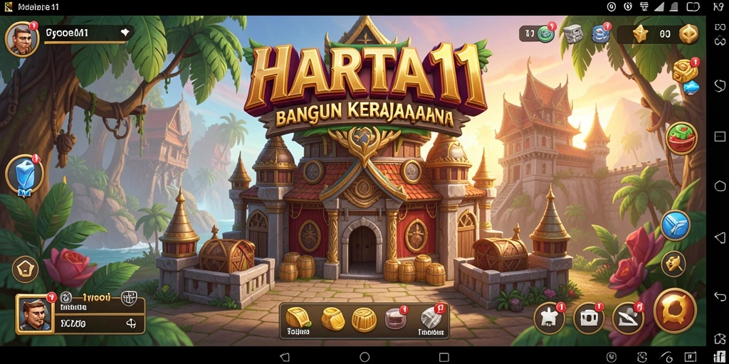 Tampilan gameplay HARTA11 dengan berbagai pilihan strategi Tycoon.