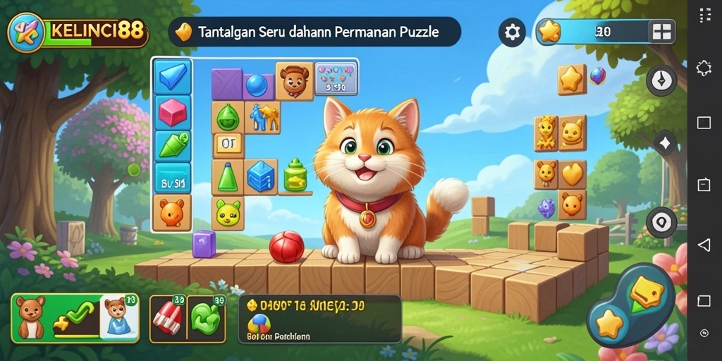 Screenshot menampilkan gameplay menarik KELINCI88 dengan berbagai tantangan Puzzle.