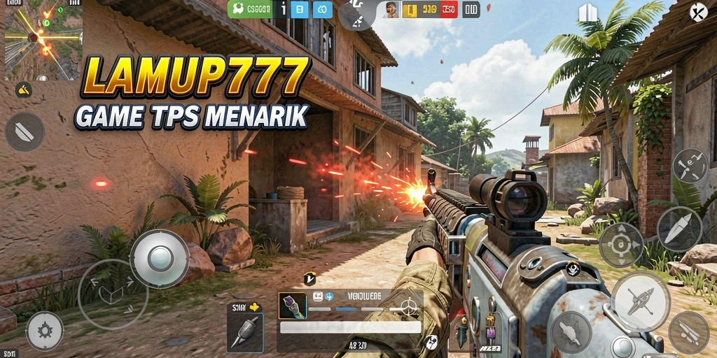 Screenshot gameplay menampilkan pertarungan epik dalam LAMPU777.