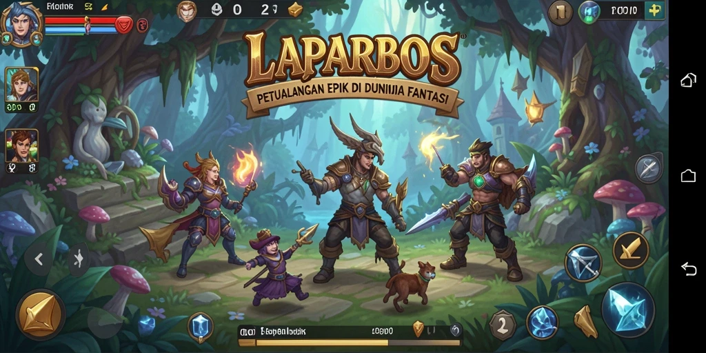 Gameplay menakjubkan LAPARBOS dengan aksi seru.