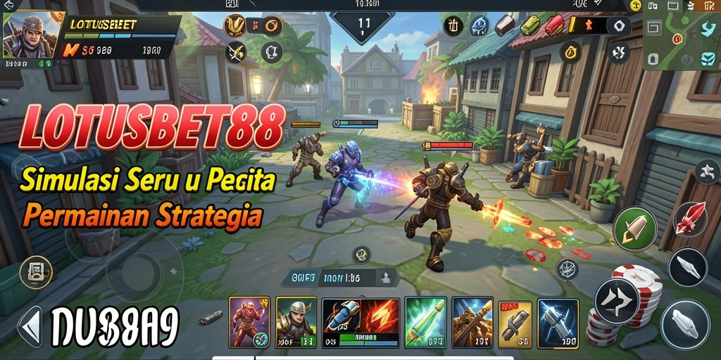 Tampilan menarik dari gameplay LOTUSBET88 yang penuh strategi.