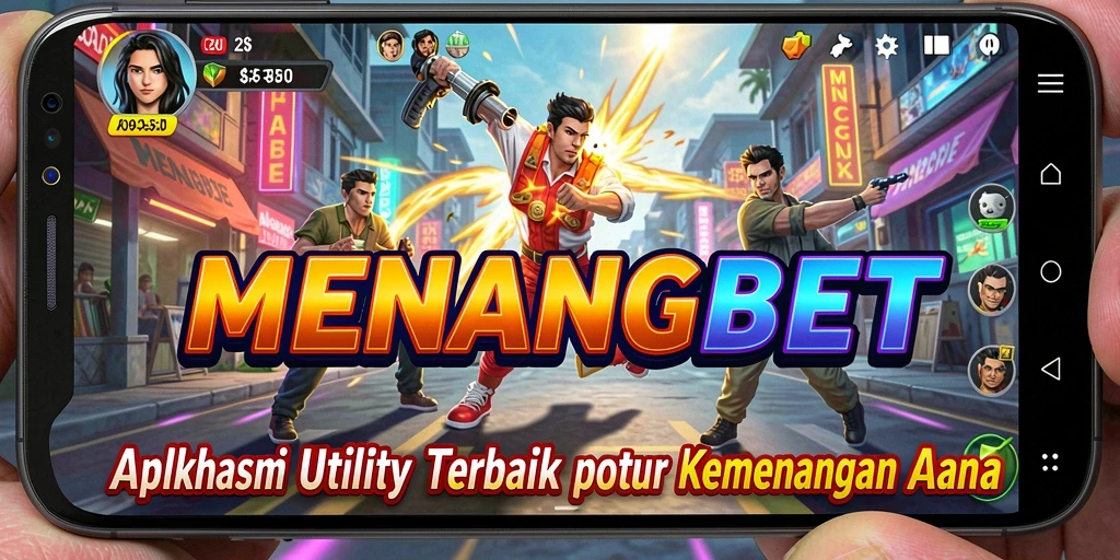 Tampilan screenshot aplikasi MENANGBET yang menampilkan fitur unggulan.