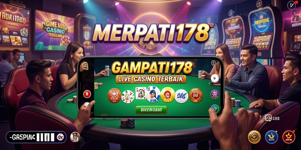 Tampilan gameplay Live Casino di MERPATI178 yang seru dan interaktif.