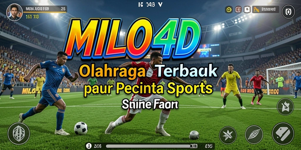 Gameplay <strong>MILO4D</strong> yang penuh aksi dalam dunia olahraga.