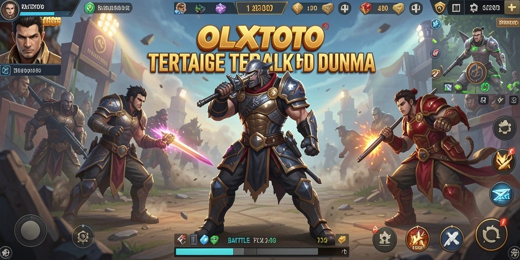 Tangkapan layar OLXTOTO menunjukkan aksi seru di lapangan pertempuran.