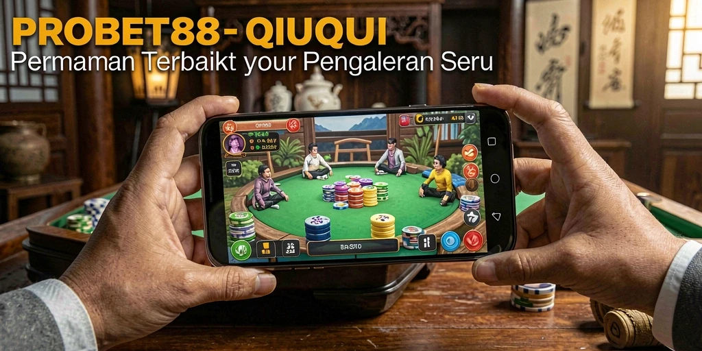 Screenshot PROBET88 menunjukkan aksi seru dalam permainan QiuQiu.