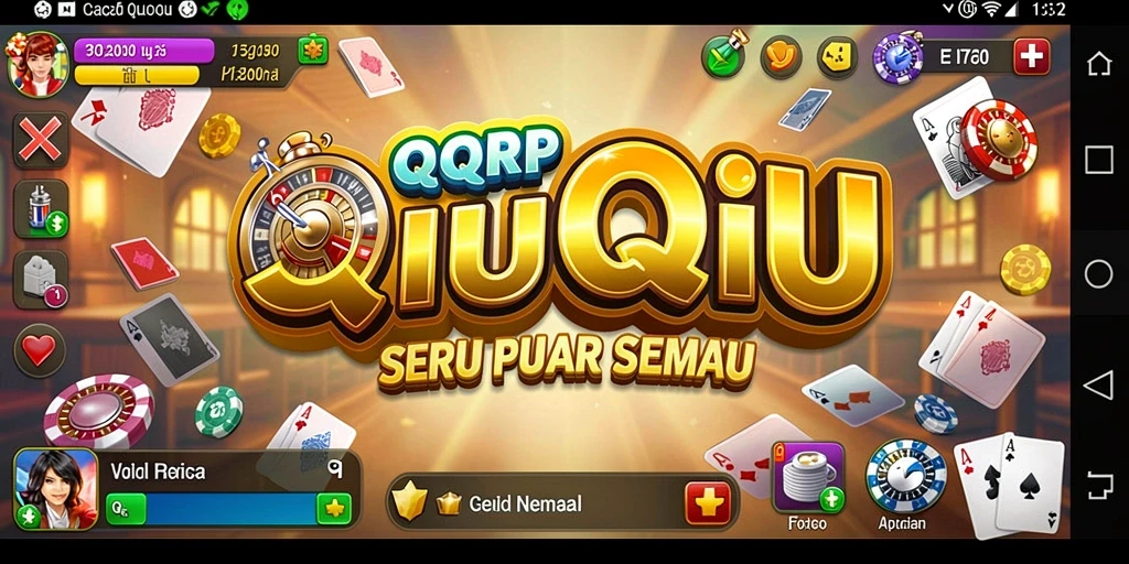 Gameplay seru QQRP dengan desain grafis menarik.