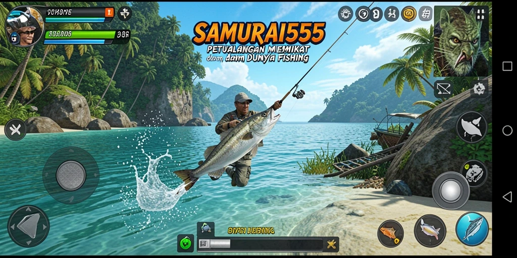 Tangkapan ikan epik dalam permainan SAMURAI555.