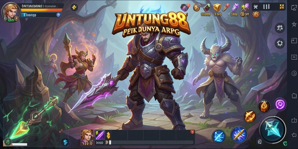 Tampilan dinamis gameplay ARPG dalam UNTUNG88 yang menegangkan.