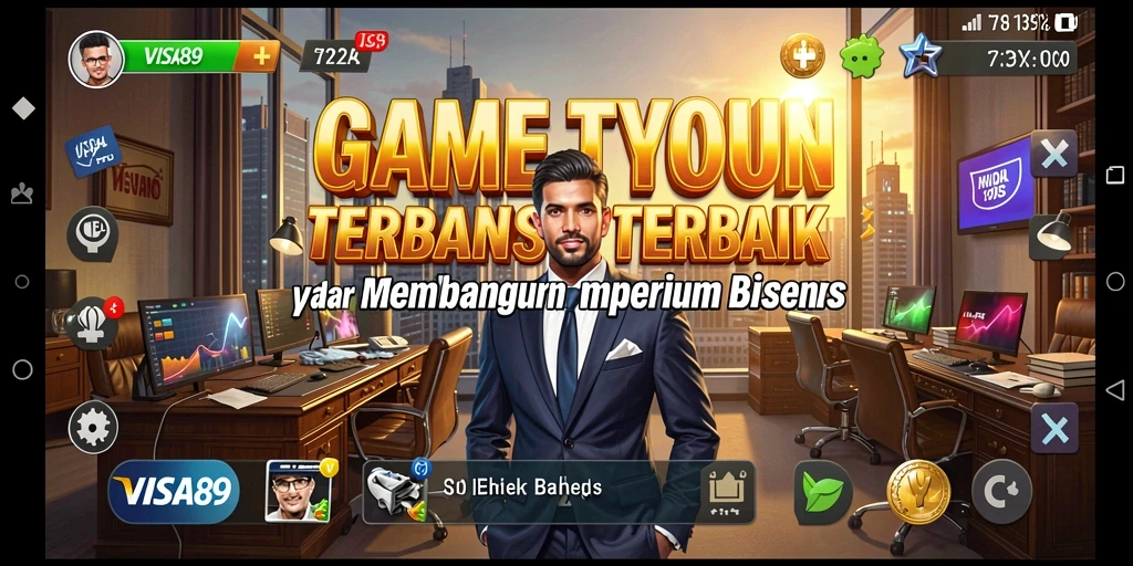 Tampilan gameplay menarik dari game Tycoon VISA89.
