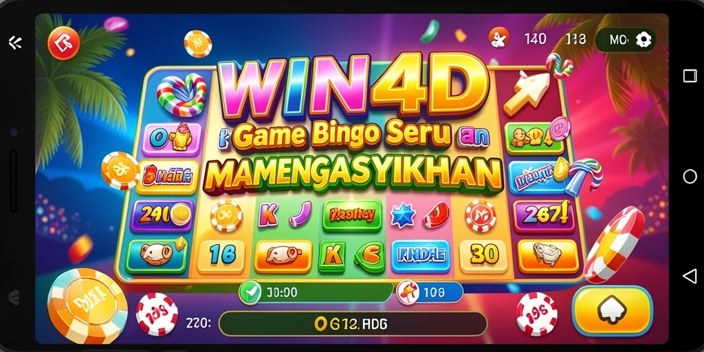 Screenshot gameplay Bingo yang seru dan menarik dari WIN4D.